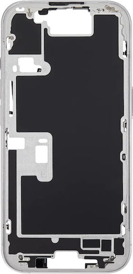 Mid-frame Housing Power Volume Button Iphone 16 Pro Eu Global Version Aftermarket Plus White Titanium