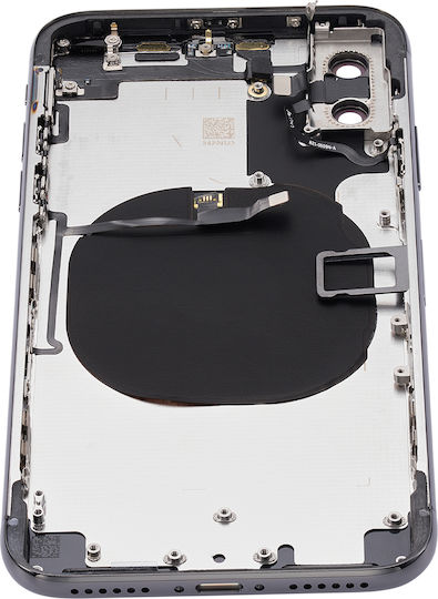 Back Housing Small Components Pre-installed Iphone X No Logo Aftermarket Plus Space Gray