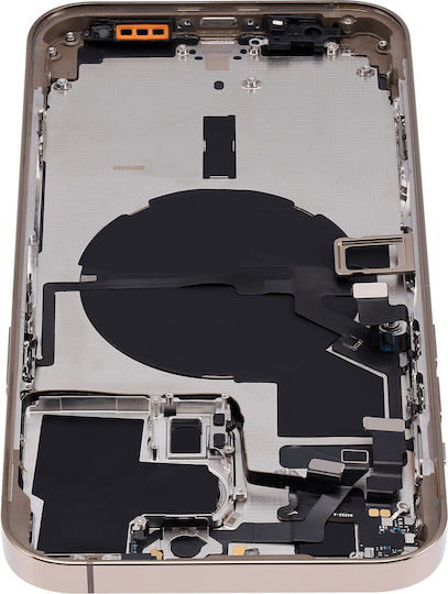 Back Housing W Small Parts Iphone 14 Pro Max Eu Global Version Aftermarket Plus Gold