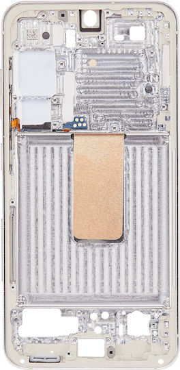Средна Рамка За Мобилен Samsung Galaxy S23 5g Us & International Версия Крем