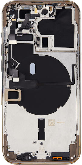 Back Housing W Small Parts Iphone 14 Pro Eu Global Version Aftermarket Plus Gold