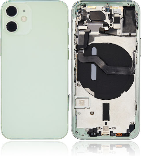 Back Housing W Small Parts Iphone 12 Mini Eu Global Version Aftermarket Plus Green