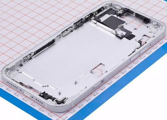 Mid-frame Housing W Small Parts Iphone 15 Plus Eu Global Version Aftermarket Plus Blue