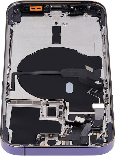 Back Housing W Small Parts Iphone 14 Pro Us Version Aftermarket Plus Deep Purple