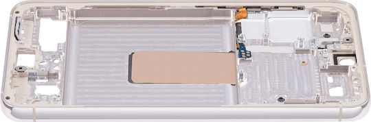 Средна Рамка За Мобилен Samsung Galaxy S23 5g Us & International Версия Крем