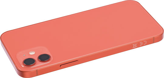 Back Housing W Small Parts Iphone 12 Eu Global Version Aftermarket Plus Red