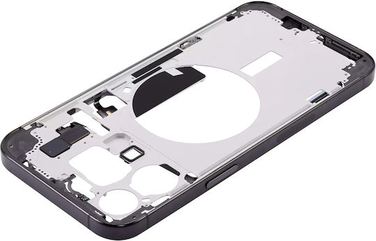 Mid-frame Housing W Small Parts Iphone 15 Pro Max Us Version Aftermarket Plus Black Titanium
