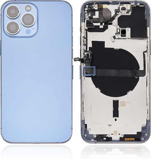 Back Housing W Small Parts Iphone 13 Pro Max Eu Global Version Aftermarket Plus Sierra Blue
