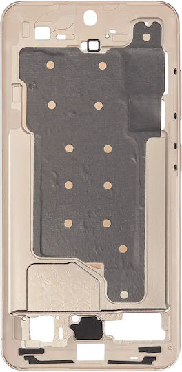 Mid-frame Housing Samsung Galaxy S25 5g Us & International Version Pink Gold