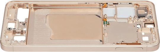 Mid-frame Housing Samsung Galaxy S25 5g Us & International Version Pink Gold