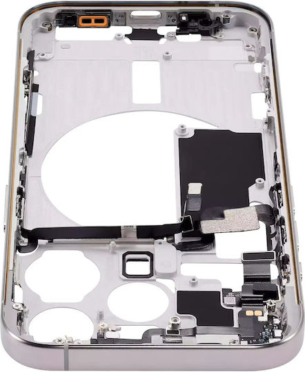 Mid-frame Housing W Small Parts Iphone 15 Pro Eu Global Version Aftermarket Plus Natural Titanium