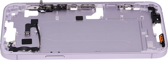 Mid-frame Housing W Small Parts Iphone 14 Plus Eu Global Version Aftermarket Plus Purple