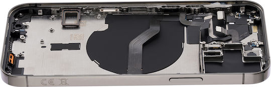 Back Housing W Small Parts Iphone 12 Pro Eu Global Version Aftermarket Plus Graphite
