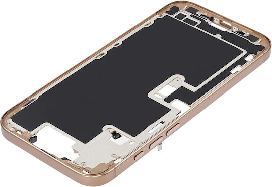 Mid-frame Housing Power Volume Button Iphone 16 Pro Max Us Version Aftermarket Plus Desert Titanium
