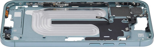 Mid-frame Housing Power Volume Button Iphone 16 Plus Us Version Aftermarket Plus Teal