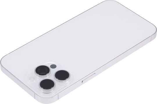 Back Housing W Small Parts Iphone 14 Pro Max Eu Global Version Aftermarket Plus Silver