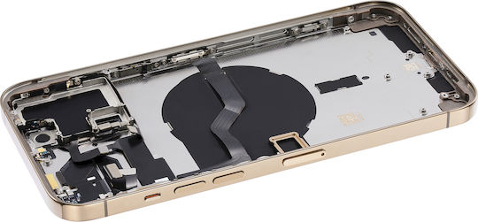Back Housing W Small Parts Iphone 12 Pro Max Eu Global Version Aftermarket Plus Gold