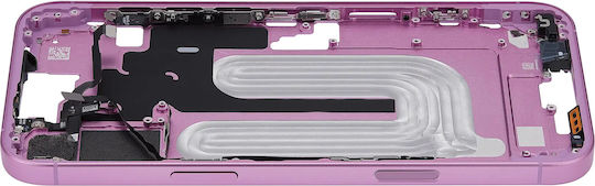 Mid-frame Housing Power Volume Button Iphone 16 Plus Eu Global Version Aftermarket Plus Pink