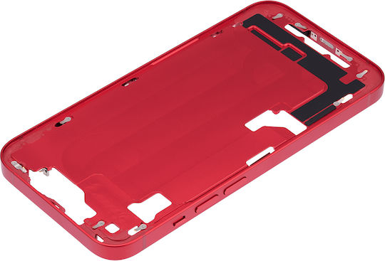 Mid-frame Housing W Small Parts Iphone 14 Us Version Aftermarket Plus Red