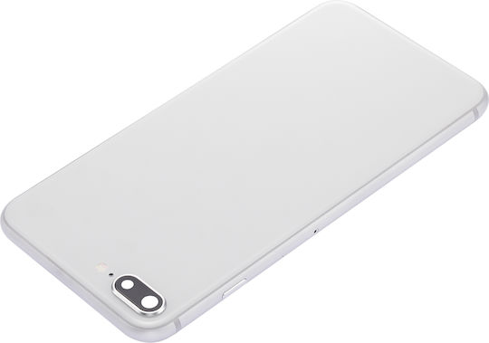 Back Housing Small Components Pre-installed Iphone 8 Plus No Logo Aftermarket Plus Silver