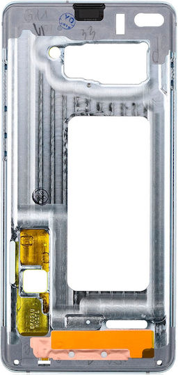 Mid-frame Housing Samsung Galaxy S10 Plus Small Parts Ceramic White