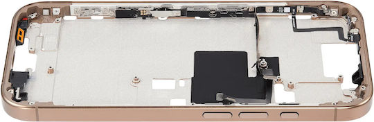 Mid-frame Housing Power Volume Button Iphone 16 Pro Us Version Aftermarket Plus Desert Titanium
