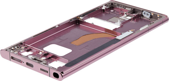Mittleres Gehäuse Samsung Galaxy S22 Ultra 5G US & Internationale Version Burgunder