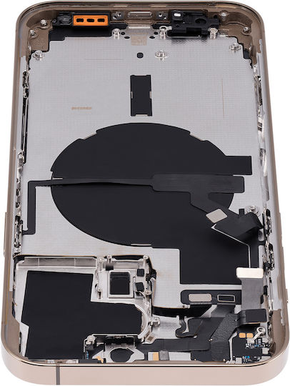 Back Housing W Small Parts Iphone 14 Pro Max Us Version Aftermarket Plus Gold