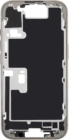Mid-frame Housing Power Volume Button Iphone 16 Pro Eu Global Version Aftermarket Plus Natural Titanium