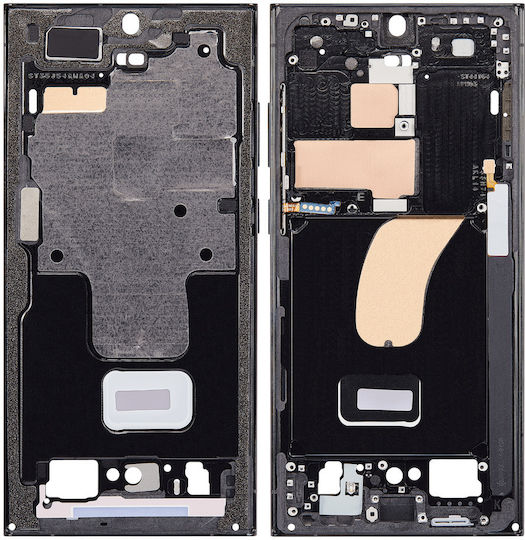 Средна Рамка За Мобилен Телефон Samsung Galaxy S23 Ultra 5g International Version Графит