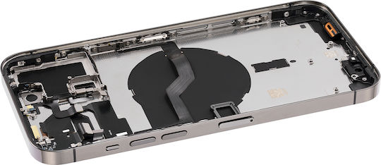 Back Housing W Small Parts Iphone 12 Pro Max Eu Global Version Aftermarket Plus Graphite