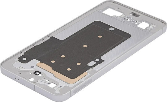 Mid-Frame Housing Für Samsung Galaxy S25 Fe 5G Us & Internationale Version Icyblue Weiß