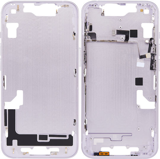 Mid-frame Housing W Small Parts Iphone 14 Us Version Aftermarket Plus Purple