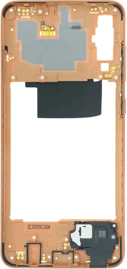 Mid-frame Housing Compatible Samsung Galaxy A70 A705 Service Pack Orange
