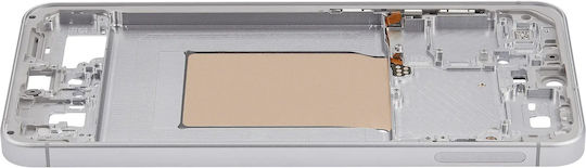 Mid-Frame Housing Für Samsung Galaxy S25 Fe 5G Us & Internationale Version Icyblue Weiß