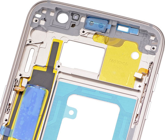 Mid-frame Housing Samsung Galaxy S7 Edge Small Parts Gold