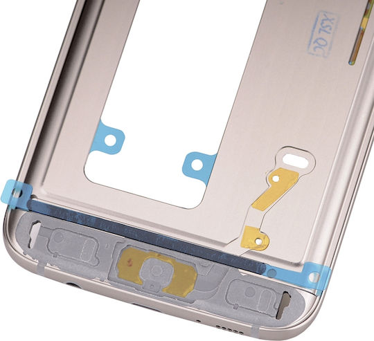 Mid-frame Housing Samsung Galaxy S7 Edge Small Parts Gold