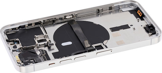 Back Housing W Small Parts Iphone 13 Pro Eu Global Version Aftermarket Plus Silver