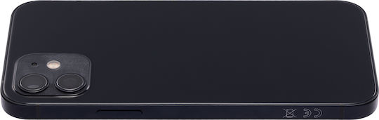 Back Housing W Small Parts Iphone 12 Eu Global Version Aftermarket Plus Black