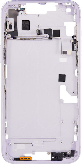Mid-frame Housing W Small Parts Iphone 14 Plus Us Version Aftermarket Plus Purple
