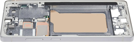 Mid-frame Housing Samsung Galaxy S25 Ultra Us & International Version Titanium White Silver