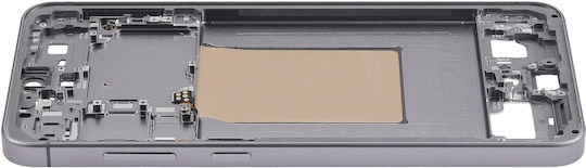 Mid-frame Housing Compatible Samsung Galaxy S25 Fe 5g Us & International Version Jetblack Navy