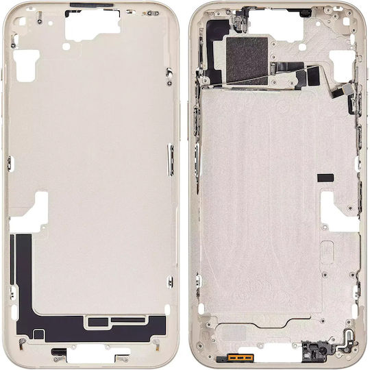 Mid-frame Housing W Small Parts Iphone 15 Plus Eu Global Version Aftermarket Plus Yellow