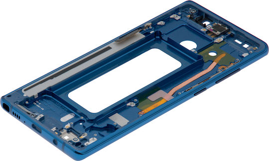 Mittleres Gehäuse Samsung Galaxy Note 8 Kleine Teile Tiefsee Blau