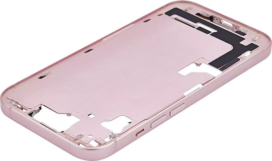 Mid-frame Housing W Small Parts Iphone 15 Us Version Aftermarket Plus Pink