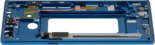 Mittleres Gehäuse Samsung Galaxy Note 8 Kleine Teile Tiefsee Blau