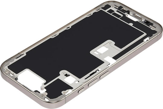 Mid-frame Housing Power Volume Button Iphone 16 Pro Us Version Aftermarket Plus Natural Titanium