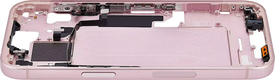 Mid-frame Housing W Small Parts Iphone 15 Us Version Aftermarket Plus Pink