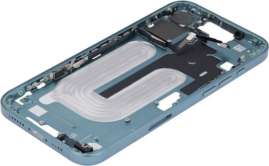 Mid-frame Housing Power Volume Button Iphone 16 Plus Eu Global Version Aftermarket Plus Teal
