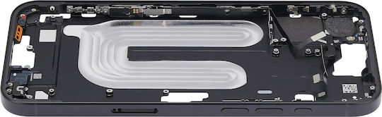 Mid-frame Housing Power Volume Button Iphone 16 Plus Eu Global Version Aftermarket Plus Black